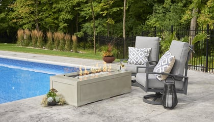 Contemporary Poolside Patio